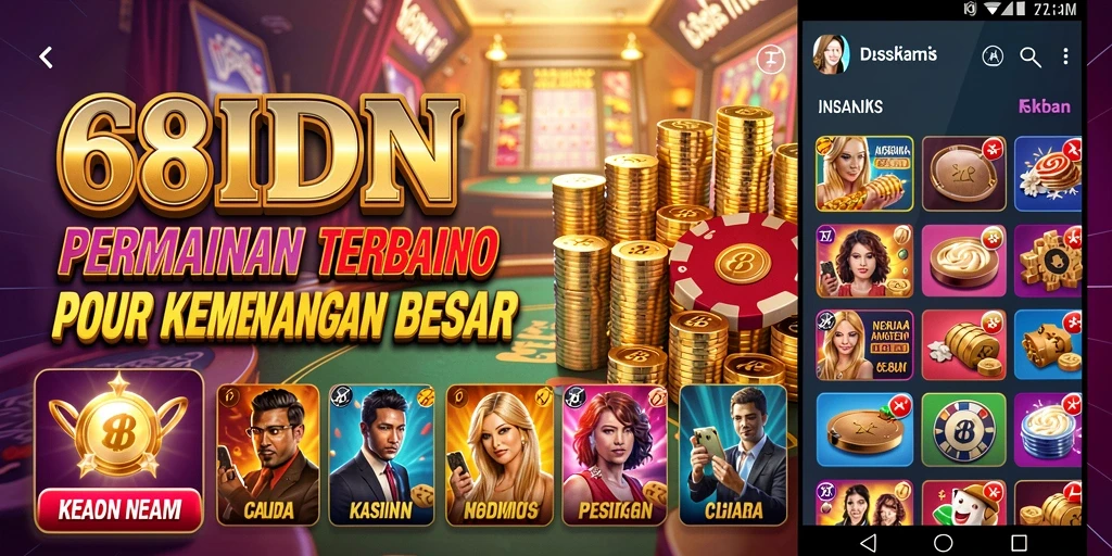 Screenshot gameplay 68IDN menampilkan keseruan permainan Kasino.