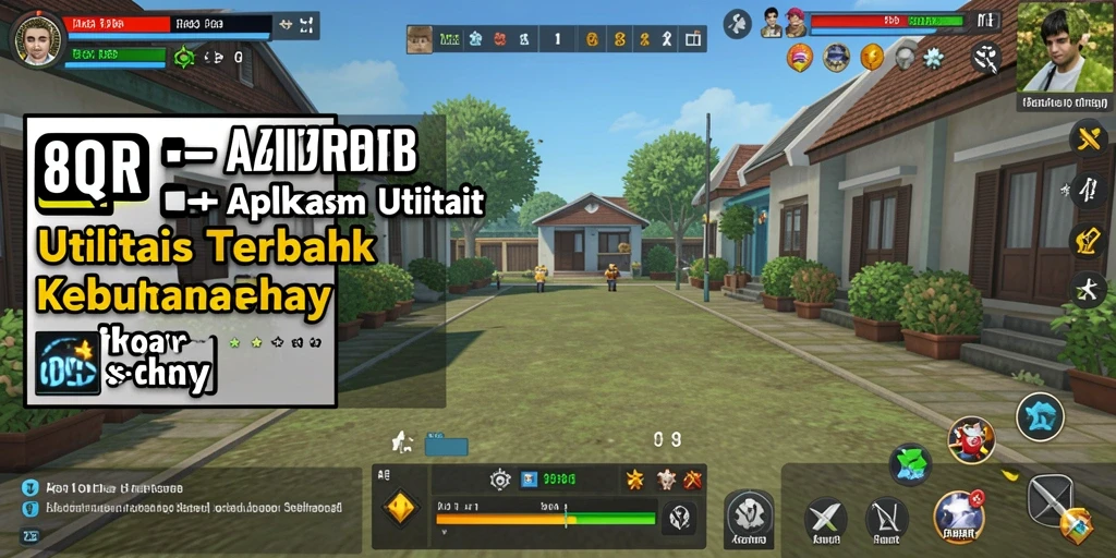 Tampilan utama aplikasi 8QR dengan antarmuka yang sederhana dan fungsional.