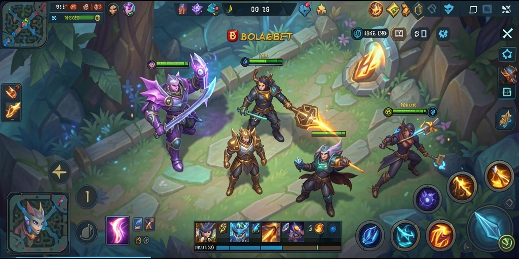 Tampilan gameplay seru di <strong>BIOLABET</strong> dengan aksi MOBA yang intens.