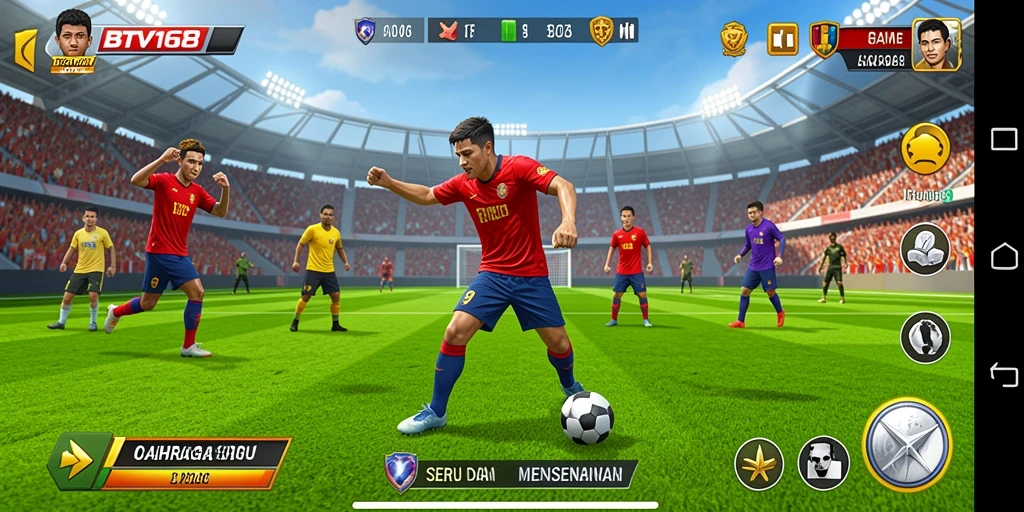 Tampilan gameplay menarik dalam BTV168 yang penuh aksi.
