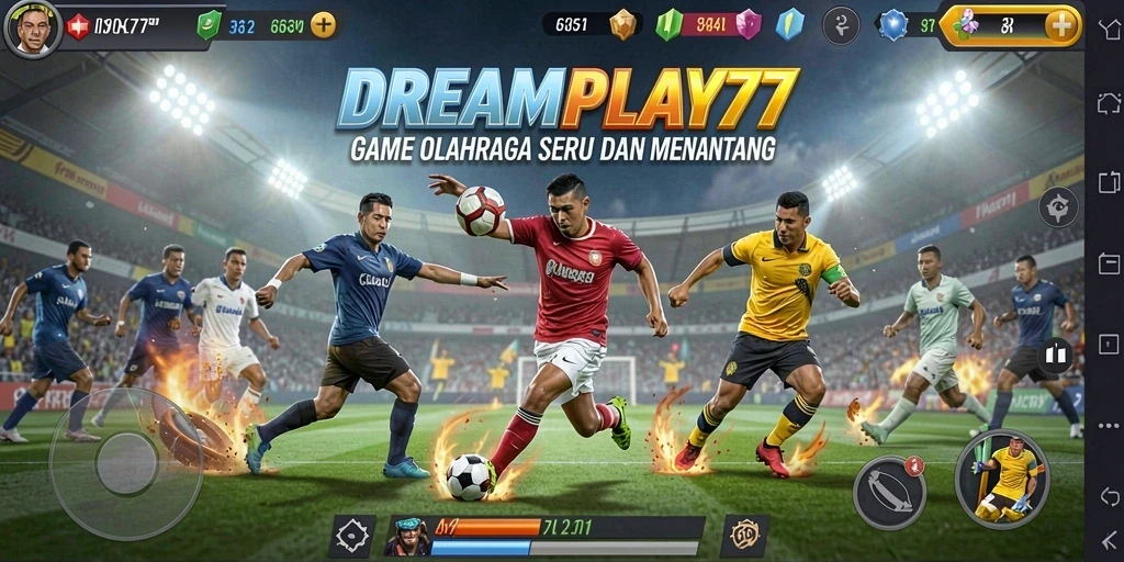 Screenshot gameplay <strong>DREAMPLAY77</strong> yang mendebarkan dan menarik.