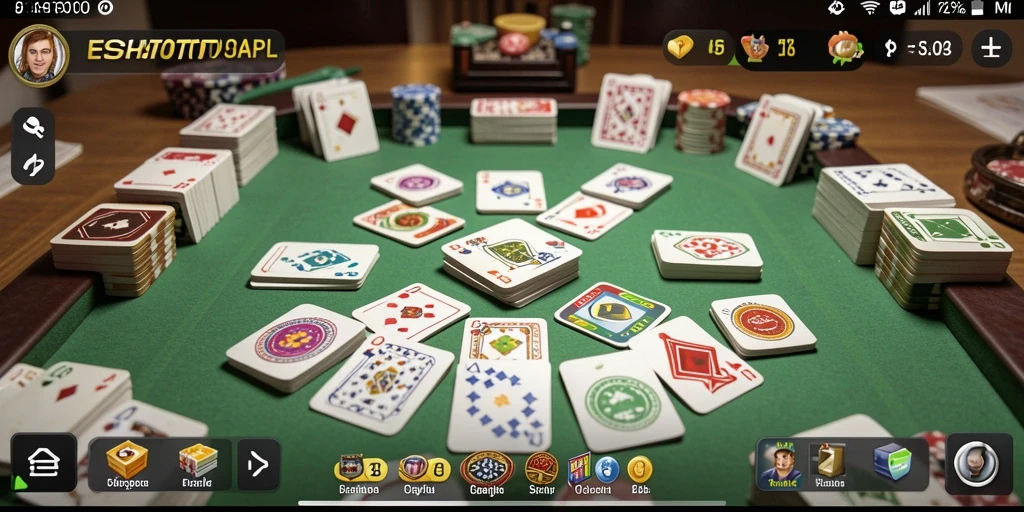 Screenshot gameplay ESHATOTO yang menampilkan keseruan bermain Gaple.