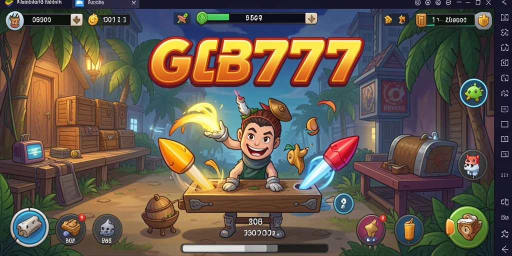 Screenshot gameplay GB777 menampilkan karakter yang aktif dalam mode Idle.