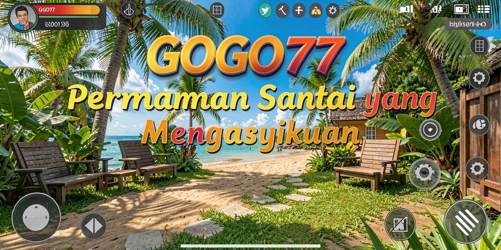 Tampilan gameplay GOGO77 yang ceria dan mengasyikkan.