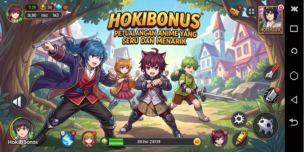Tampilan gameplay HOKIBONUS yang menarik dan penuh aksi.