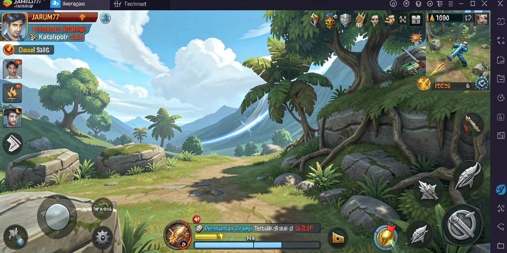 Tampilan utama gameplay JARUM77 yang mendebarkan dan penuh strategi.