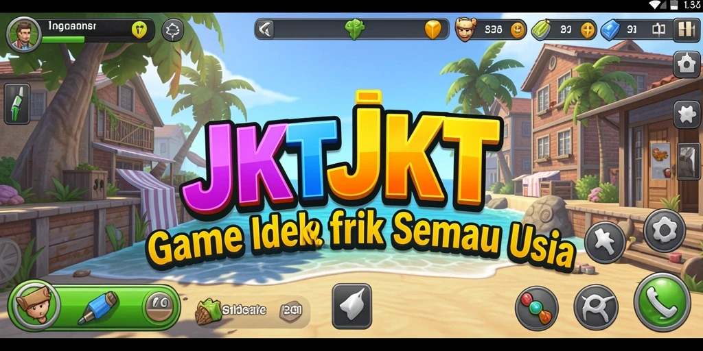 Tampilan gameplay JKTJKT yang menakjubkan dan menarik.