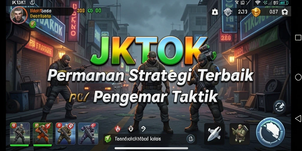 Tampilan gameplay menarik dari JKTOK dengan strategi yang mendalam.