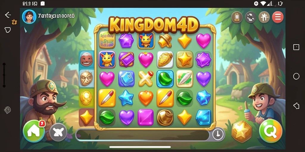 Tampilkan gameplay seru di KINGDOM4D dengan grafis menarik.