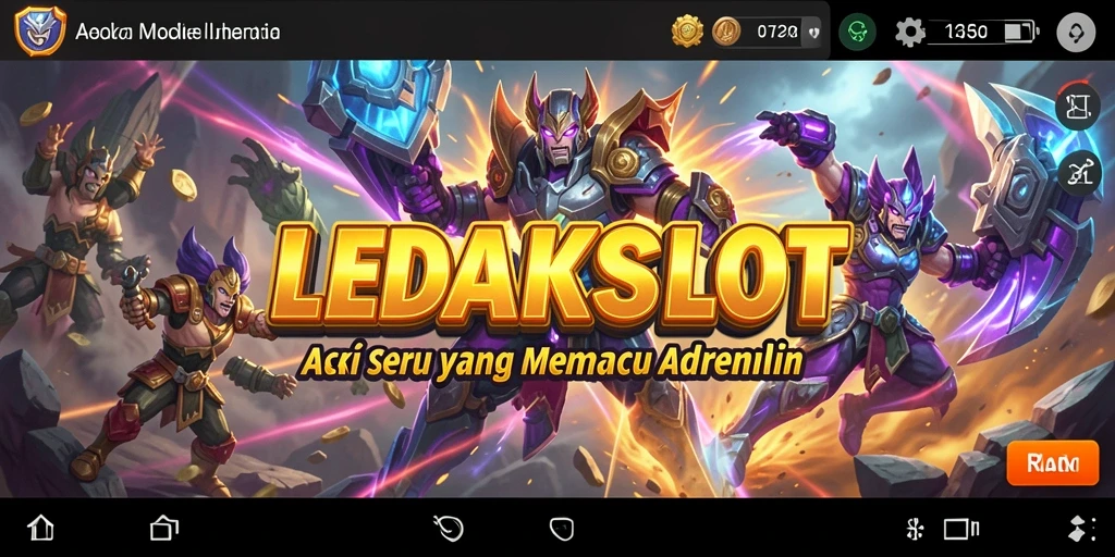 Tampilan gameplay LEDAKSLOT yang penuh aksi dan menegangkan.