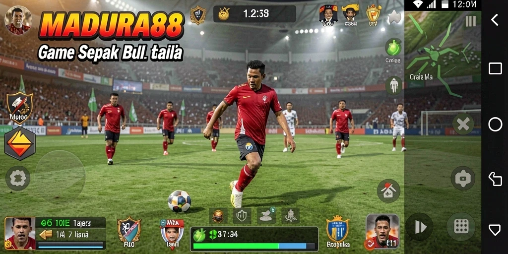 Tampilan gameplay MADURA88 yang mendebarkan dan penuh aksi.