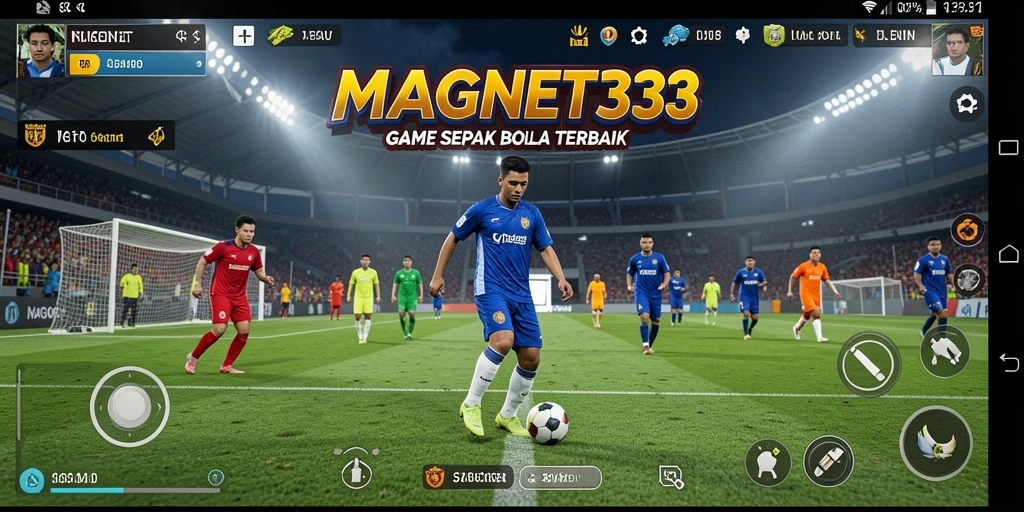 Tampilkan aksi seru dalam pertandingan sepak bola MAGNET33.