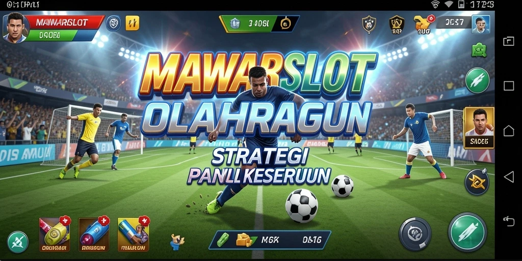 Tangkapan layar permainan MAWARSLOT menampilkan aksi olahraga yang mendebarkan.