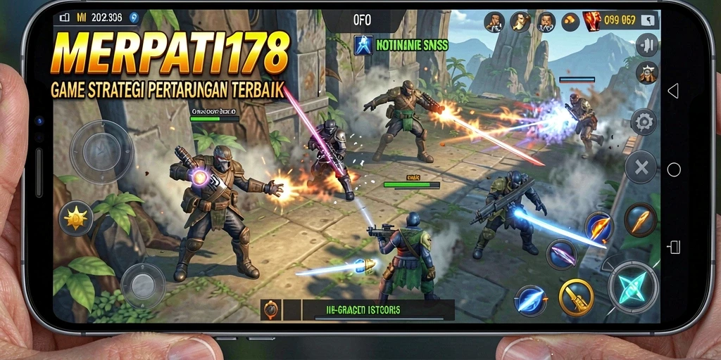 Tampilan gameplay MERPATI178 dengan pertarungan strategis yang menegangkan.