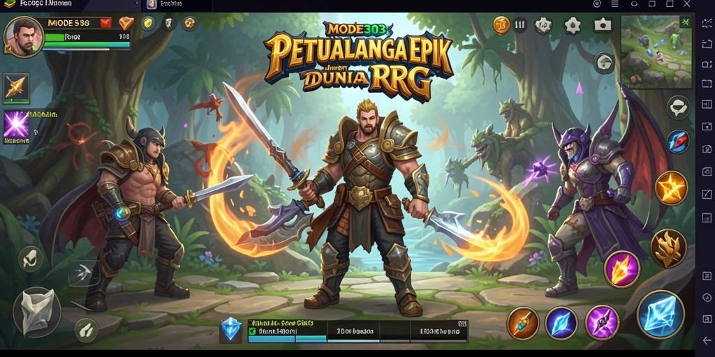 Gameplay RPG yang mendalam dan menawan di MODE303.