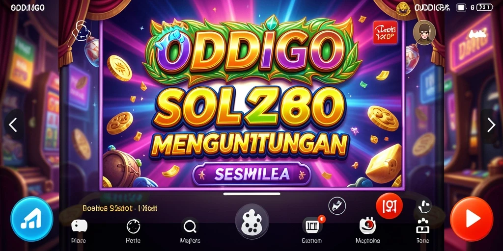 Screenshot gameplay ODDIGO yang menunjukkan keseruan permainan Slot.