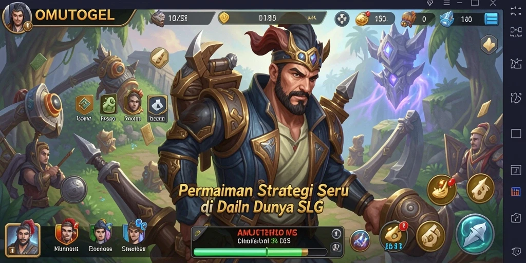 Tampilan gameplay menarik dari OMUTOGEL dengan pertempuran strategis.