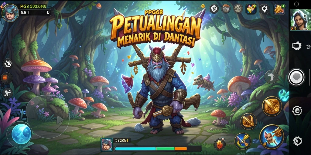 Screenshot gameplay PGG68 menampilkan aksi petualangan yang menakjubkan.