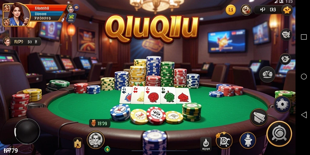 Tampilan seru gameplay QiuQiu dalam RP79.
