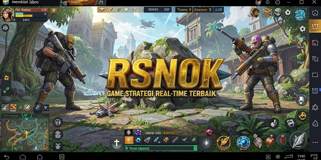 Tampilan gameplay RSNOK yang menegangkan dan strategis.