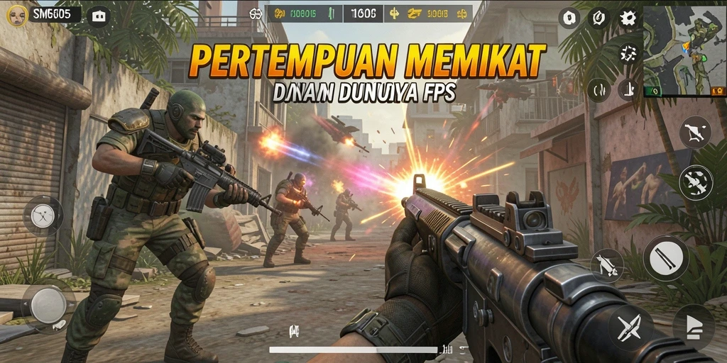 Gameplay intens SM605 dengan grafis menakjubkan.