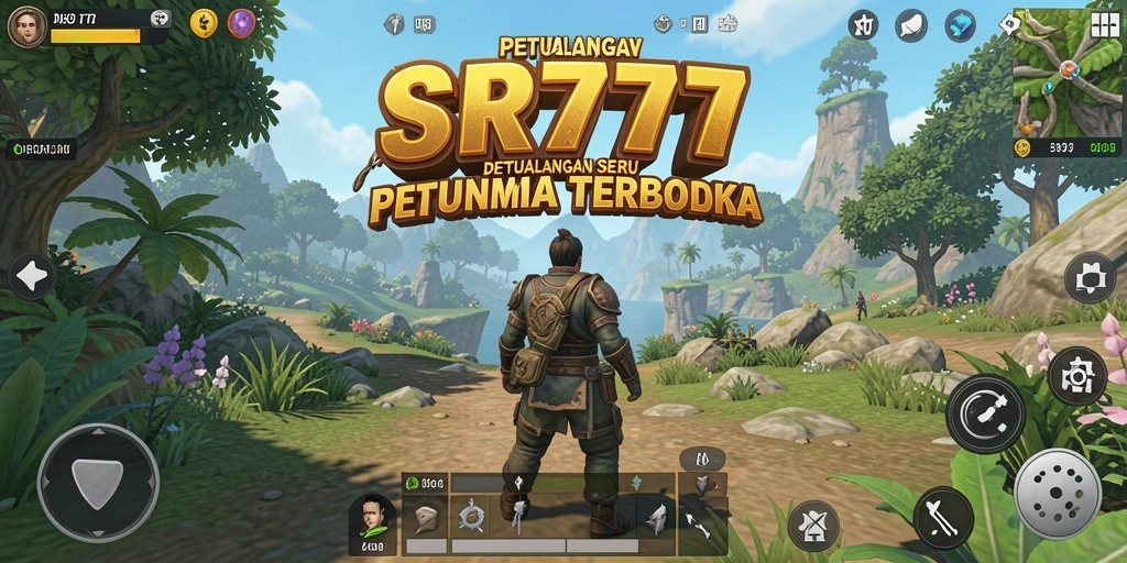 Tangkapan layar SR777 menampilkan aksi seru dalam dunia terbuka.
