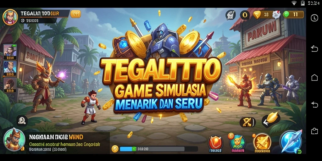 Screenshot utama gameplay <strong>TEGALTOTO</strong> menampilkan pengalaman simulasi yang mendebarkan.