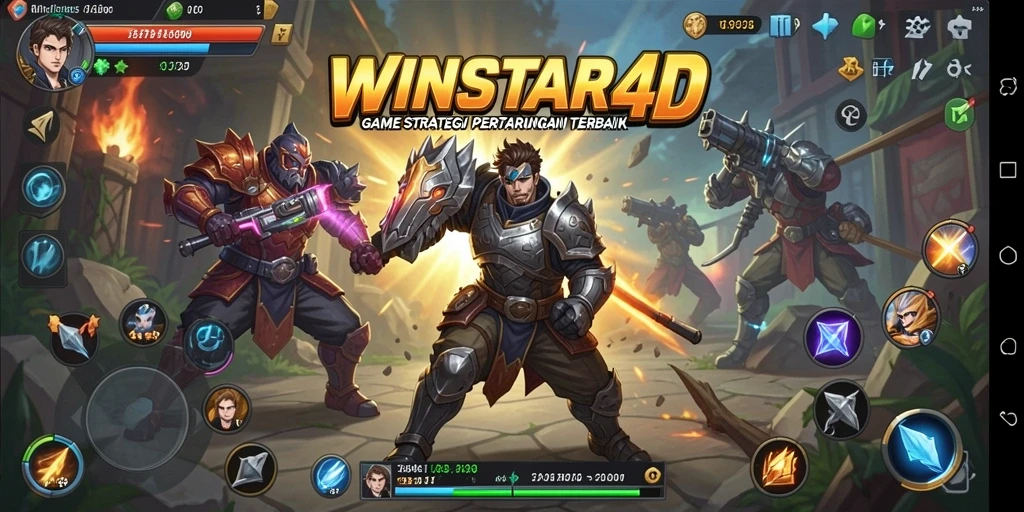 Screenshot permainan menunjukkan aksi seru dan strategi mendebarkan.
